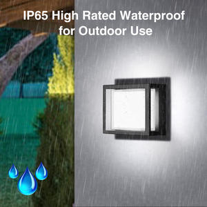 Applique murale extérieure intelligente étanche 6W/12W avec commande par application, compatible avec Alexa et <span class=keywords><strong>Google</strong></span> Home, luminaire mural RGBCW Tuya LED - Product Image 6