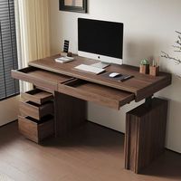 Bureau et table d'ordinateur pliables, portables, durables et réglables en bois massif de noyer noir d'Amérique du Sud, haut de gamme et intelligents