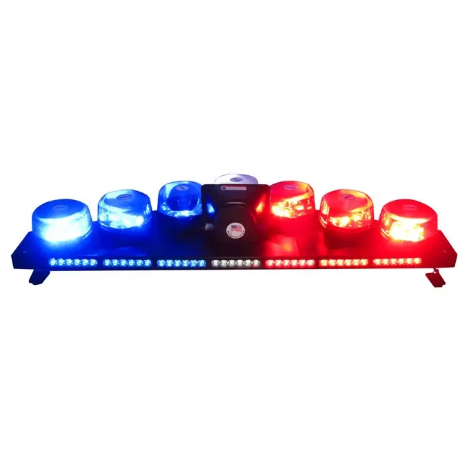 Lampu Darurat Led Atap Mobil, Lampu Peringatan Darurat Atap Mobil Merah Biru Amber 120Cm Ukuran Penuh TBD-GA-V7-H