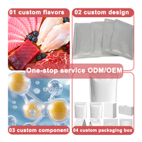 OEM ODM 15g/85g Nourriture humide de haute qualité pour chats, multi saveurs, vente à chaud, prix de gros, matériau naturel, collation pour chats 100%