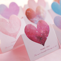 Carte de vœux romantique en forme de cœur scintillant pour la fête des mères, la Saint-Valentin, les fêtes, les mariages