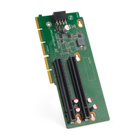 Carte d'extension personnalisée Riser Cards Server PCIE avec 2 * PCIE 16X 2 * PCIE Interface d'alimentation 8 broches Carte mémoire GPU évolutive 2 emplacements