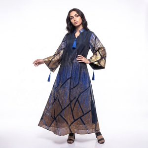 Abito Islamico <span class=keywords><strong>Alya</strong></span> per Donne Adulte, Traspirante, Nero, Stile Dubai e Golfo, in Poliestere, dalla Arabia Saudita - Product Image 4