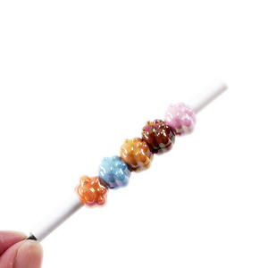 O & Q luxe Kawaii mignon Design patte de <span class=keywords><strong>chat</strong></span> 0.7mm stylos à bille encre noire et bleue stylos rotatifs ensemble cadeau pour l'écriture - Product Image 4