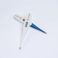 Termometer Digital Rumah Tangga Bersertifikat CE untuk Dewasa dan Bayi, Pengukuran Oral, Rektal, Ketiak, Suhu Basal, Tahan Air