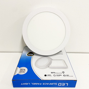 Lámpara de Panel <span class=keywords><strong>LED</strong></span> AC85-265V, Luces <span class=keywords><strong>LED</strong></span> de Techo de Superficie, PLAFÓN <span class=keywords><strong>LED</strong></span> SMD2835, Lámpara de Superficie <span class=keywords><strong>LED</strong></span> Redonda de 18w - Product Image 2