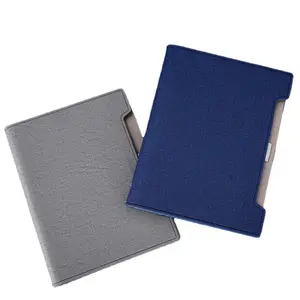 New Ideas 2024 B5 Loose-Leaf Binder Notebook 6Rings Pu Leather Hardcover Pen Holder Card Pocket High Quality