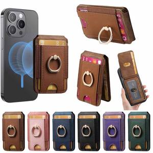 Cartera con Anillo Magnético y Bloqueo RFID de Cuero PU para Tarjetas de Crédito, Compatible con iPhone Series 17/16/15/14/13/12 - Product Image 4