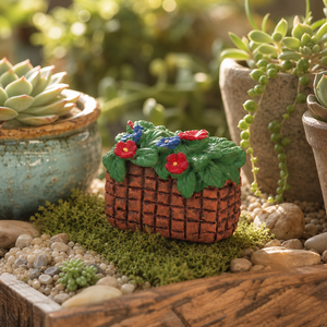 Décoration artisanale en résine pour micro-paysage, balançoire, jardin secret, ornement pour aquarium, artisanat de jardin féerique - Product Image 3
