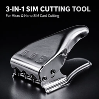 Pemotong Kartu SIM Universal Nano untuk Memotong Kartu Micro Nano SIM 3 in 1
