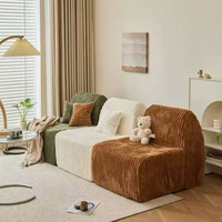 Fauteuil de relaxation moderne en velours, fauteuil nid douillet pour le repos, fauteuil inclinable chenille pour salon, fauteuil de loisirs individuel pour balcon, fauteuil de compression