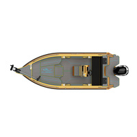 Bateau de pêche de luxe en aluminium 19,6 pieds/6 m, moteur hors-bord 150 CV, capacité 3 personnes, vitesse 60-75 km/h, vente rapide dans le monde entier