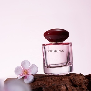 Envase Cosmético de Vidrio para <span class=keywords><strong>Perfume</strong></span>, Diseño Cuadrado Rosa Personalizado OEM ODM, 30, 50, 100 ml, Envase Rosa para <span class=keywords><strong>Perfume</strong></span> de <span class=keywords><strong>Mujer</strong></span> - Product Image 2