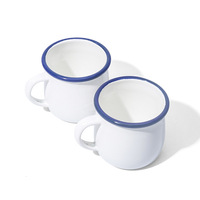 Fabricant pas cher prix chinois en céramique ronde émail tasses à thé tasse traditionnelle émail tasse tasse