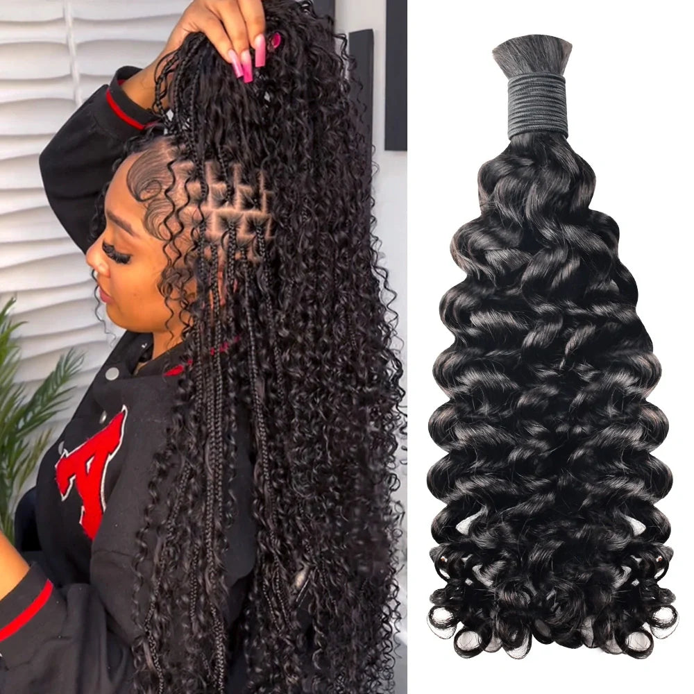 Calidad Premium trenza de pelo peruano para una Apariencia Natural