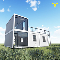Maison préfabriquée en conteneur à construction rapide, logement mobile, conteneurs modulaires pré-assemblés, maison préfabriquée en conteneur