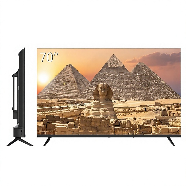 Weier Mini Android Smart LED 4K UHD 75/85 Inch Ultra-Thin Frameless Black 60Hz Hotel Use Smart TV