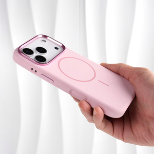 Funda Magnética de Silicona Líquida con Marco Metálico para Lentes, Compatible con iPhone 18 17 16 15 Pro Max, Antigolpes - Product Image 5