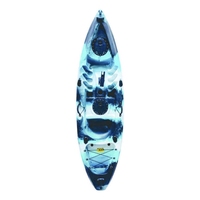 TOLLEE Bateau kayak de pêche en plastique moulé Roto Kayak simple pour l'artisanat de jeux d'eau