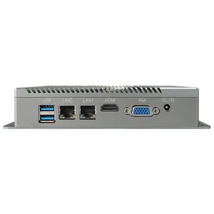 GF Industrial Mini PC Low Power Consumption Celeron J4125 2x1GE 6xUSB 4GB RAM 64GB SSD 2COM RS232 Support Win Linux G40 D4 2LAN