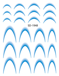 11 couleurs minces ongles français dégradé autocollants 3d autocollants pour ongles - Product Image 6