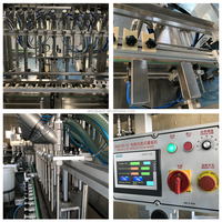 Machine de remplissage et de bouchage de petites bouteilles entièrement automatique Ligne de production pour savon liquide Détergent à lessive Bouteille d'eau de Javel
