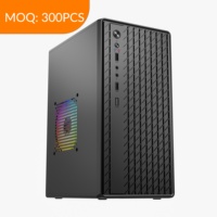 Boîtier PC compact A-N602 disponible en OEM, compatible GPU jusqu'à 220 mm, refroidisseur CPU 137 mm, châssis de bureau Micro ATX ITX