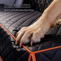 Tapis de voiture pour animaux de compagnie, filet d'isolation pour chiens et chats, gadget de voyage dédié, imperméable, anti-salissure, lit pour chien multifonction, coussin de siège arrière