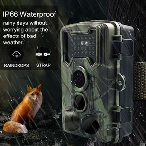 Cámara de Caza Impermeable para Exteriores con Fototrampeo de 58MP, Cámara de Vigilancia de <span class=keywords><strong>Vida</strong></span> Silvestre con Camuflaje y Resolución de 2.7K para Monitoreo en Exteriores - Product Image 5