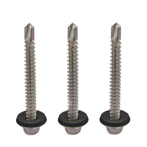 <span class=keywords><strong>Vite</strong></span> Autoperforante a Testa Esagonale in Acciaio Inox SS304/410 con Rondella EPDM ST3.5-ST6.3 per Applicazioni ISO15480 - Product Image 2
