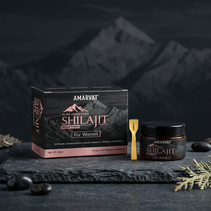 Amarvat Pure <b>Shilajit</b> Resin for Women Premium <b>Himalayan</b> Mineral Formula for Daily Vitality Energy Stamina Active Living Wellness - Product Image 3