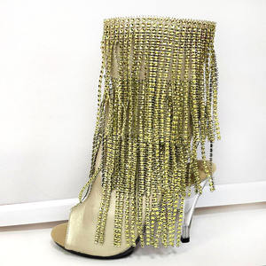 13 см Фетиш-обувь для танцев с шестом танцовщица ночной клуб Готический полный костюм Женская Платформа Большие размеры кроссдресс - Product Image 5