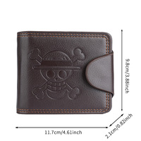 Dompet Kartu Murah Motif Kartun Anak Laki-laki Dompet Kulit Jahitan Pria
