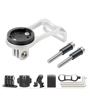 IRONDONKEY Dudukan Komputer dan Kamera Sepeda Portabel, Braket Aluminium untuk Stang Sepeda <span class=keywords><strong>MTB</strong></span> dan Road Bike - Product Image 4