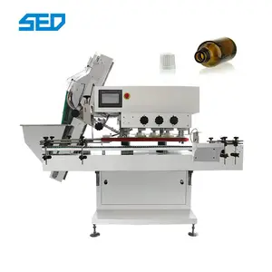 Automatic Wine Bottle Screw Cap Perfume Plastic Bottle Capping Machine