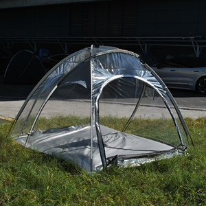 Tente bulle - Tente igloo instantanée - Tente de jardin pour 4 personnes - <span class=keywords><strong>Grand</strong></span> pod surdimensionné résistant aux intempéries - Protection contre le froid pour le <span class=keywords><strong>camping</strong></span> - Product Image 3