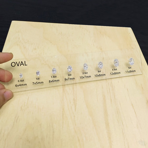 Đá quý biểu đồ Zircon kích thước thiết lập mẫu Kim Cương biểu đồ đồ trang sức đá kích thước mẫu cho đồ trang sức - Product Image 5