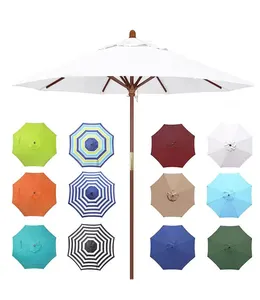 옥외 광고 카페 우산 맞춤 로고 인쇄 브랜드 폴드 태양 그늘 정원 시장 골프 파라솔 비치 우산