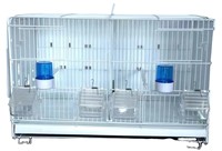 KWS Cage d'Élevage Personnalisable pour Chats, Chiens et Animaux, Grande Volière Multicouche Mobile et Modulable pour Perroquets et Oiseaux, À Vendre
