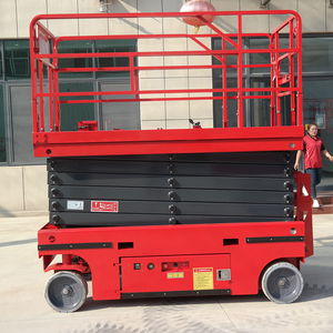 Plataforma Elevadora de Tijera Móvil Hidráulica de 12m/16m con Batería, Elevador de Personal Portátil de 12m - Product Image 2