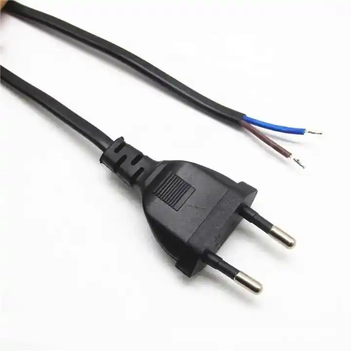 Großhandel Netz kabel 2*0,75 MM EU-Stecker 2-polig IEC C7 Power Electronic Kabel Für Heim anwendung 2FT Verlängerung kabel