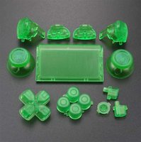 Boutons complets NSLikey pour manette PS4 Pro Slim JDS-040, Joystick R1 L1 R2 L2, Boutons de déclenchement ABXY sans inscriptions