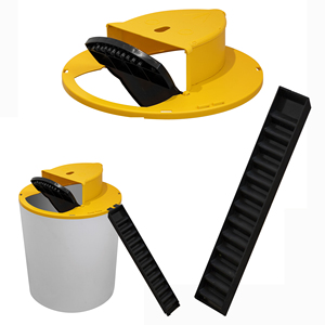 Bán Chạy Nhất ABS Nhựa Sống Chuột Bẫy Xô Trạng Thái Rắn Lật Và Trượt Xô Nắp Cho Hiệu Quả Kiểm Soát Dịch hại - Product Image 2