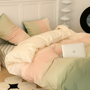 Lot de 3 ou 4 pièces de literie en gros : drap, housse de couette, parure de lit douce et confortable pour chambre à coucher - Product Image 2