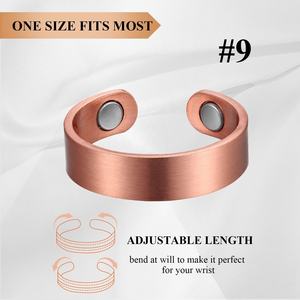 Anillo de Cobre Magnético Ajustable para Dedo del Pie para Artritis con Diseño de Amor, Estilo Vikingo Vintage, Mejora la Circulación Sanguínea, Venta al por Mayor - Product Image 5