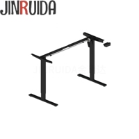 Cadre de bureau électrique réglable en hauteur avec un seul moteur inversé, fabriqué directement par JINRUIDA, pour bureau/bureau d'ordinateur