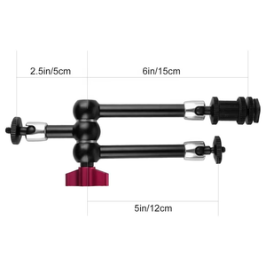 MA-03 Bras de caméra à friction réglable Bras magique <span class=keywords><strong>articulé</strong></span> à 3 bras Trépied - Product Image 4