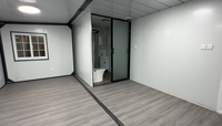 Maison en conteneur de luxe de 3 chambres à coucher de 20 pieds/40 pieds Maison préfabriquée extensible Design moderne pour chantier Bureaux résidentiels
