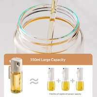 Bouteille pulvérisateur d'huile en verre, anti-fuite, ouverture et fermeture automatiques, antiadhésive, pour cuisine, récipient premium pour sauce soja