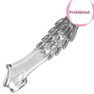 23Cm Elastische Condoom Herbruikbare Penis <span class=keywords><strong>Ring</strong></span> Extender Mouw Vertraging Ejaculatie Penis Vergroting Seksspeeltjes Voor Mannen Intiem Goed % - Product Image 6